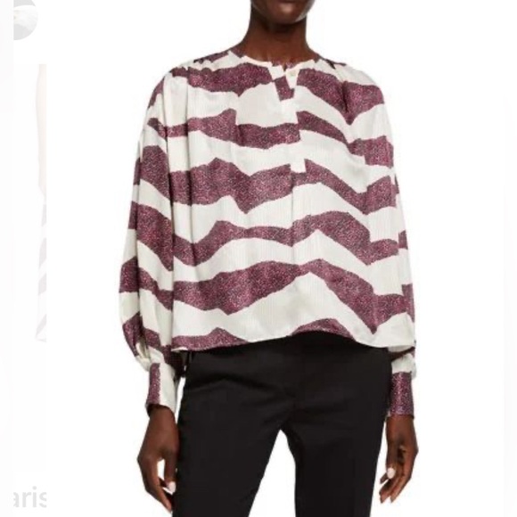 Isabel Marant Rosy Jacquard Blouse. Size EU 42 - Picture 4 of 11